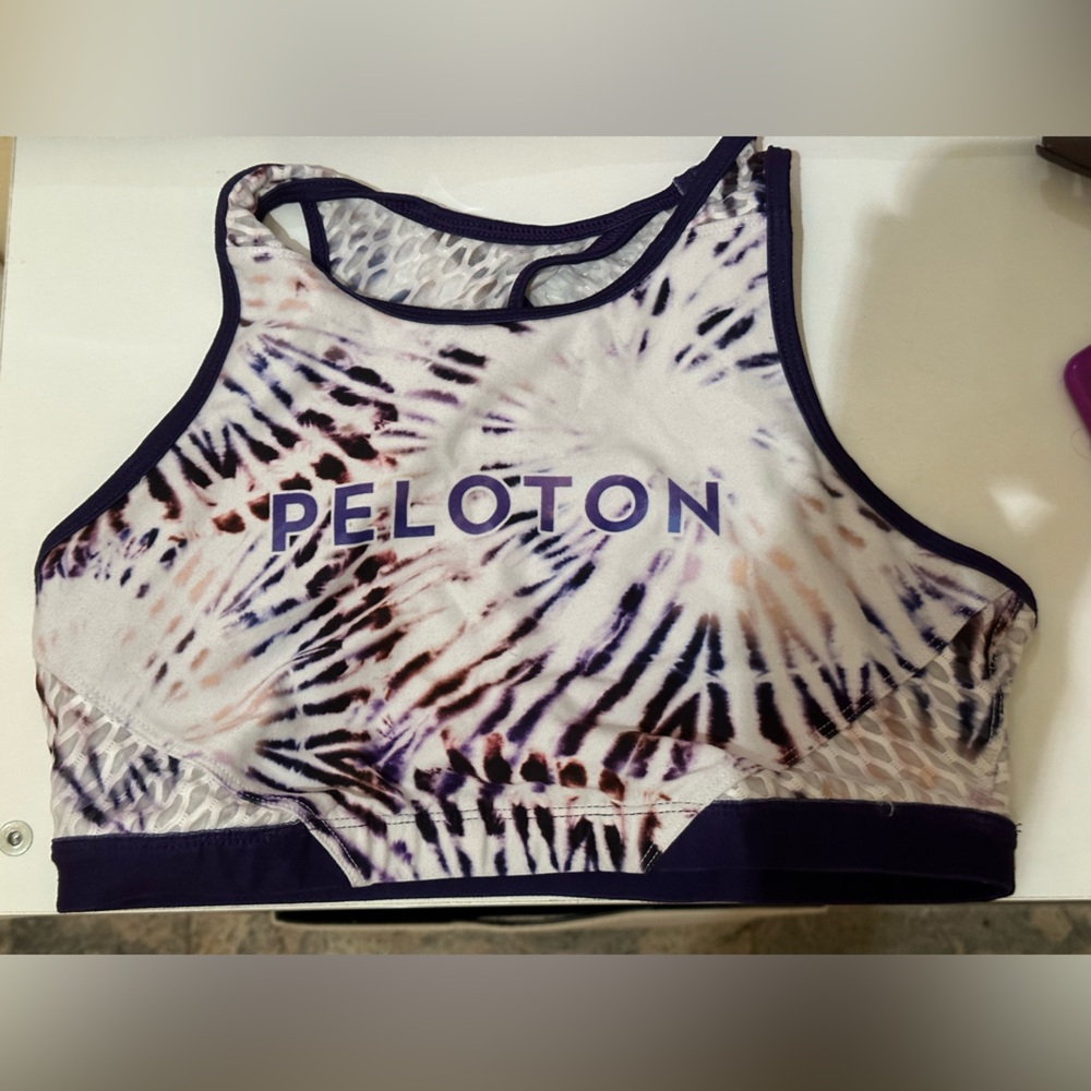 Peloton x With Tie Dye High Neck Sports Bra